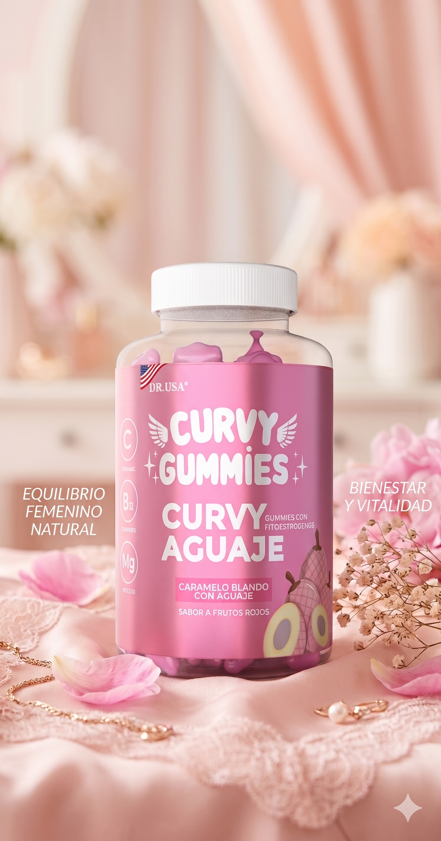 CURVY GUMMIES — Gomitas de Aguaje con Fitoestrógenos Naturales